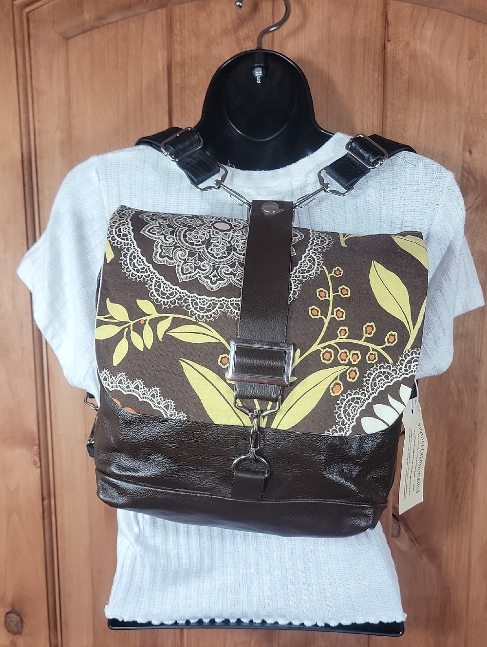 NWT Vintage Creations Convertible Backpack from Australia